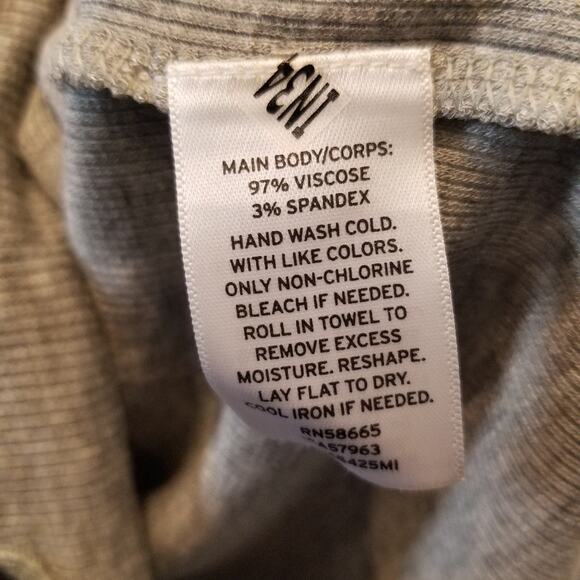 Abound Grey Light Weight Turtleneck Long Sleeve Comfortable Women's Size Small - Picture 7 of 9